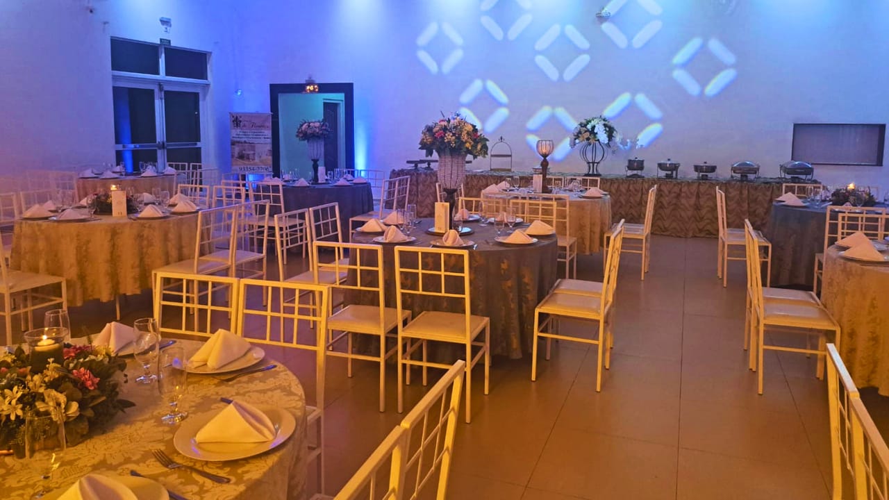 Celebração de debutante no salão